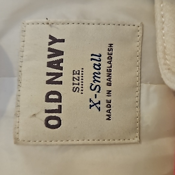 Women's Ivory Pea coat Size XS - Picture 2 of 7